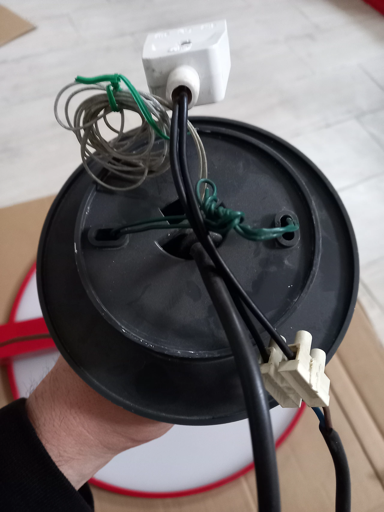 Lampadario Diskos in plastica di Giovanni Offredi per Sirrah, 1983 6