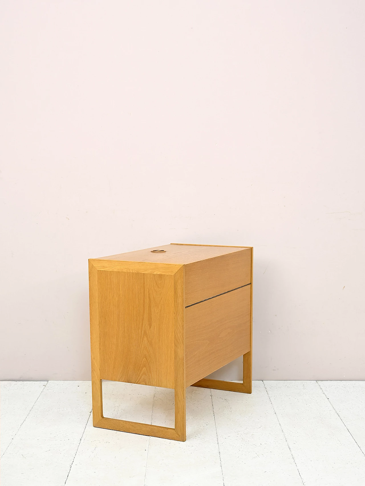 Scandinavian oak bar cabinet, 1960s 3