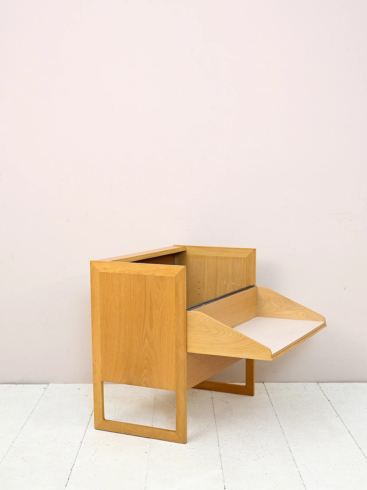 Scandinavian oak bar cabinet, 1960s 5