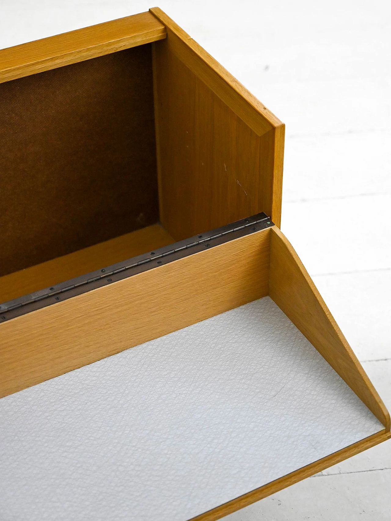 Scandinavian oak bar cabinet, 1960s 10