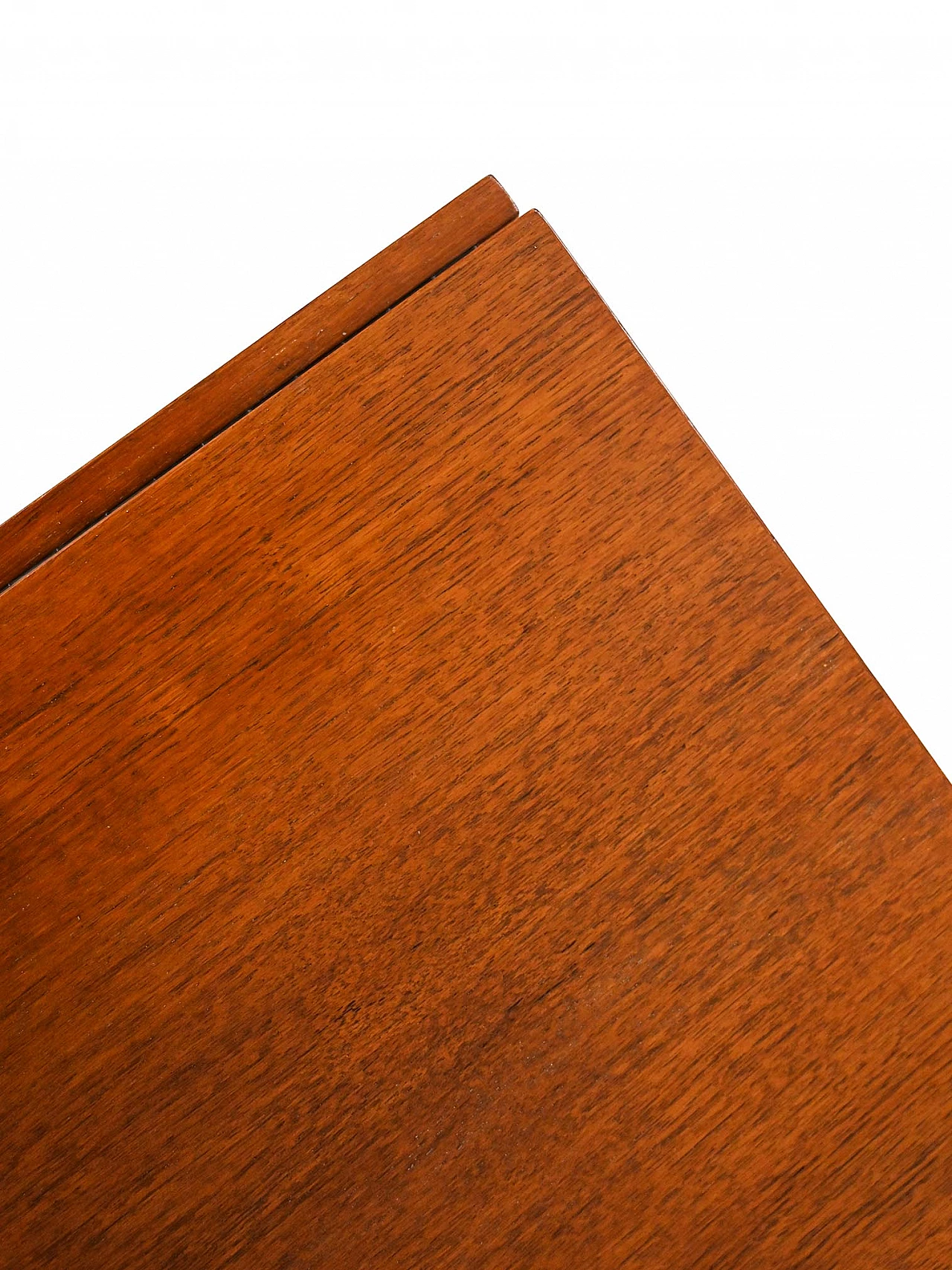 Teak and rattan wool holder, 1960s 8