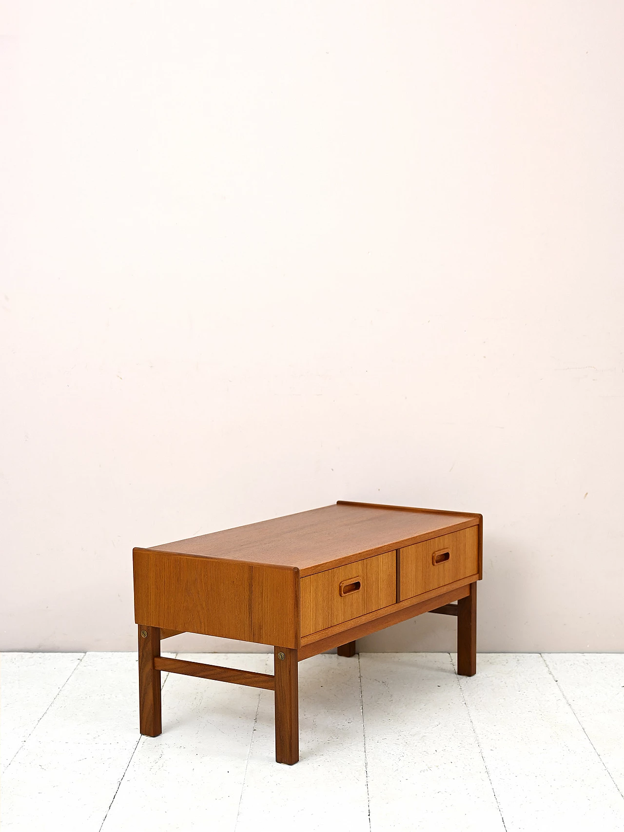 Mobile porta tv in teak, anni '60 2