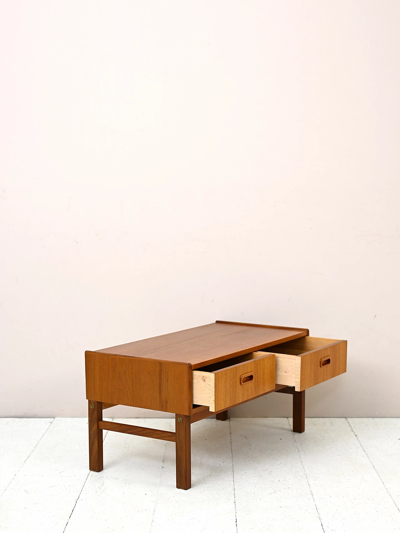 Mobile porta tv in teak, anni '60 3