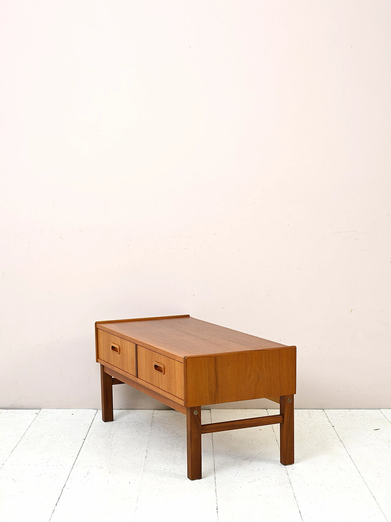 Mobile porta tv in teak, anni '60 5