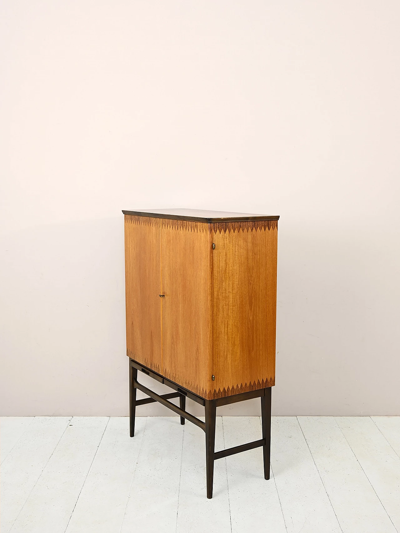 Teak and rosewood bar cabinet, 1950s 7
