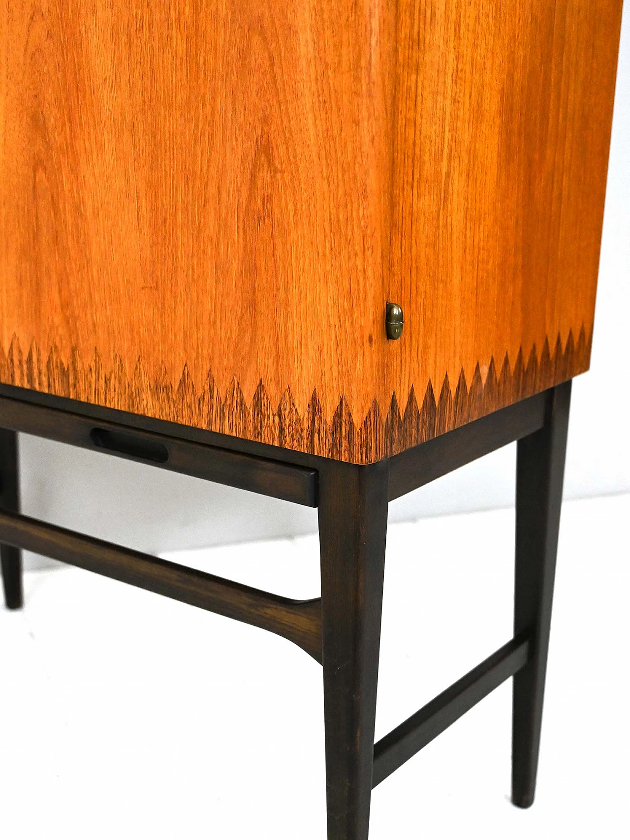 Teak and rosewood bar cabinet, 1950s 10