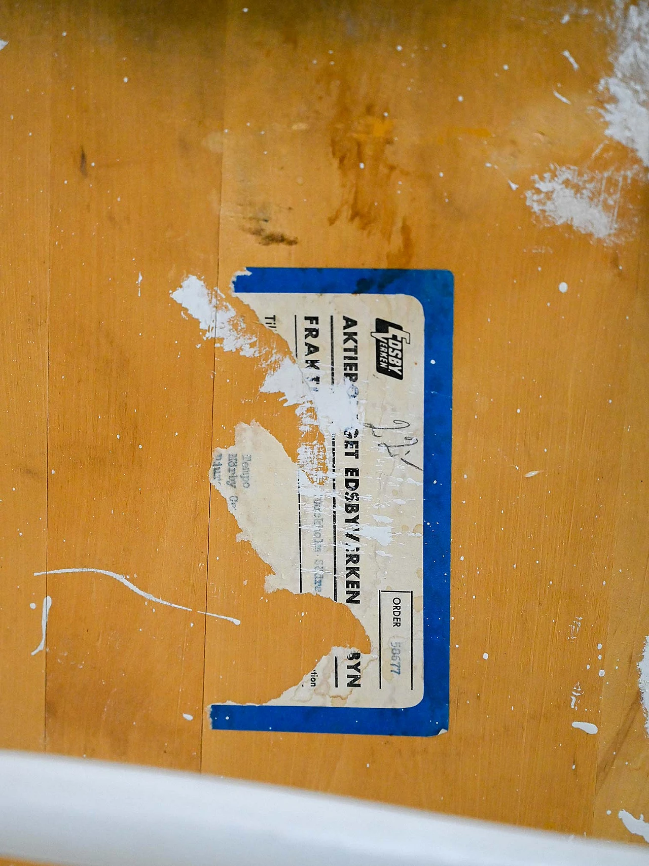 Sedia svedese bianca, anni ‘60 6