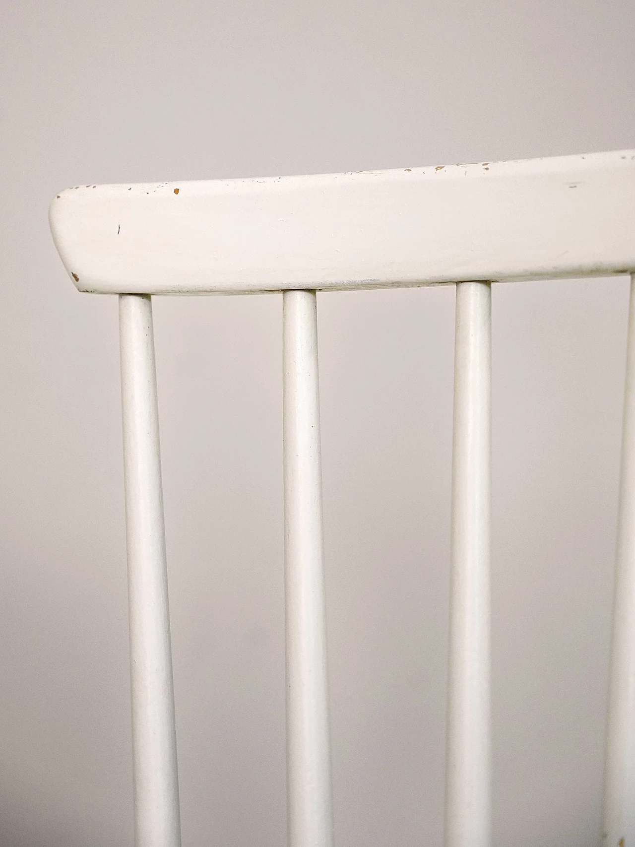 Sedia svedese bianca, anni ‘60 7