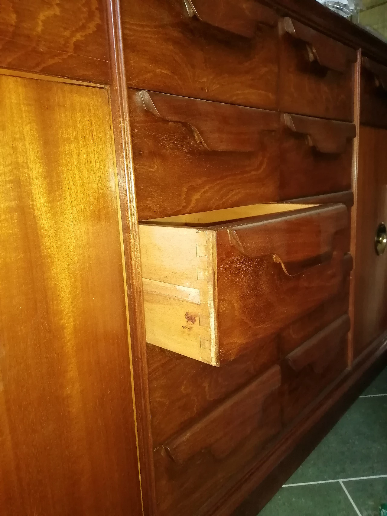 Apothecary sideboard with display case, 1940s 6