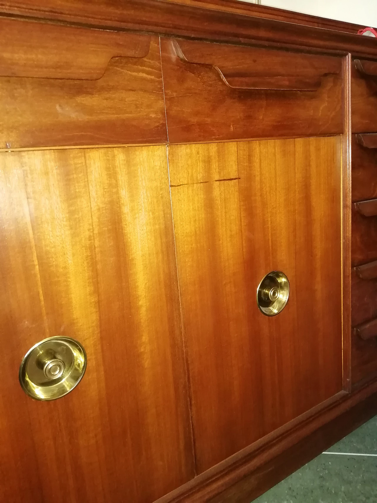 Apothecary sideboard with display case, 1940s 7