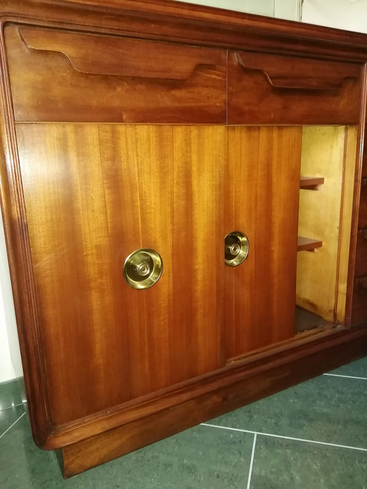 Apothecary sideboard with display case, 1940s 8