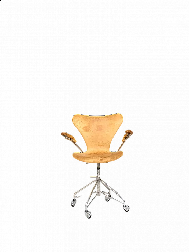 Office chair 3217 by Arne Jacobsen for Fritz Hansen, 1950s
