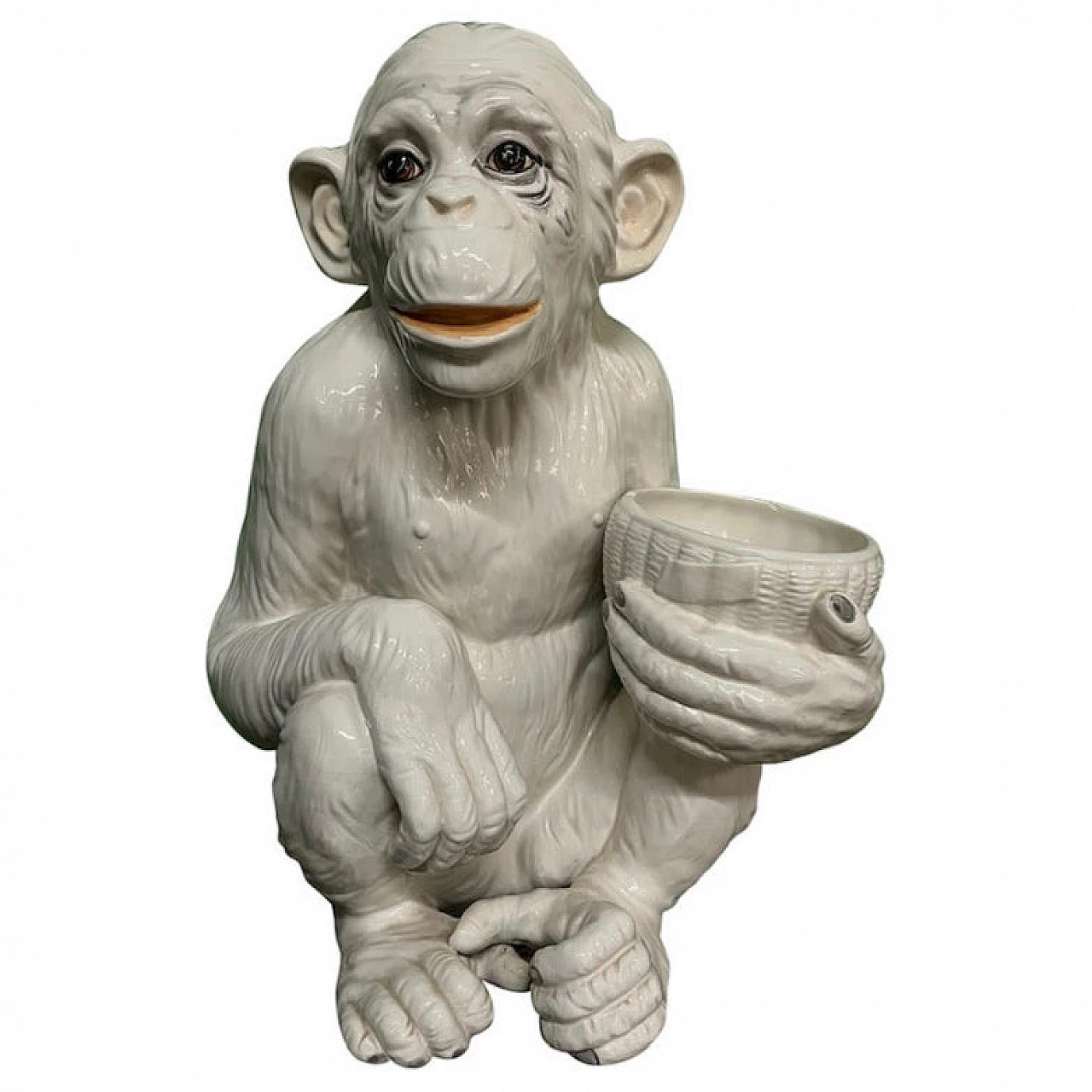 Ceramic monkey sculpture, 1950s 1