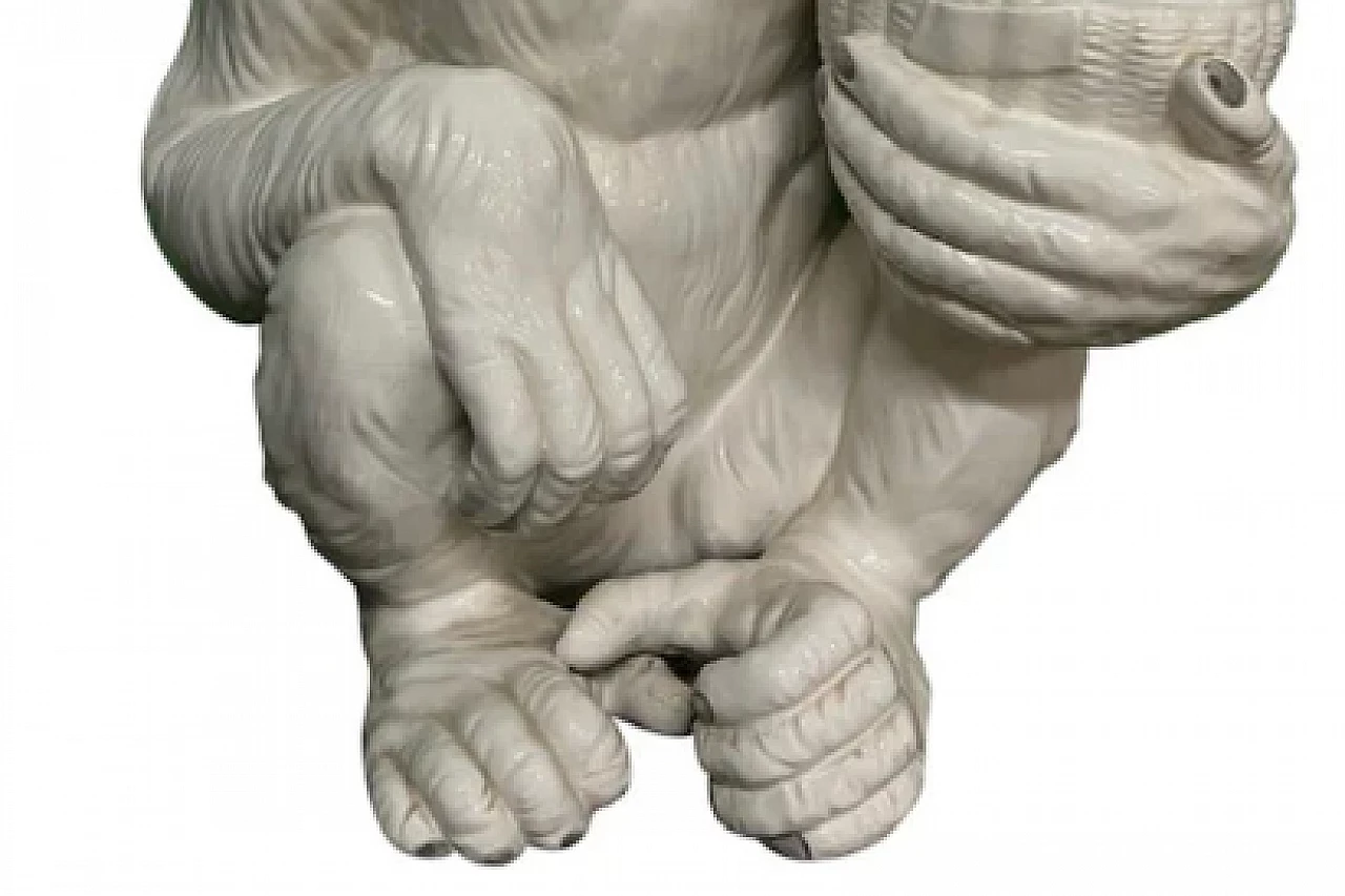 Ceramic monkey sculpture, 1950s 2