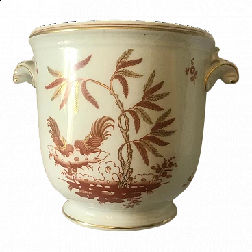 Portavaso in ceramica dipinta di Richard Ginori, anni '50