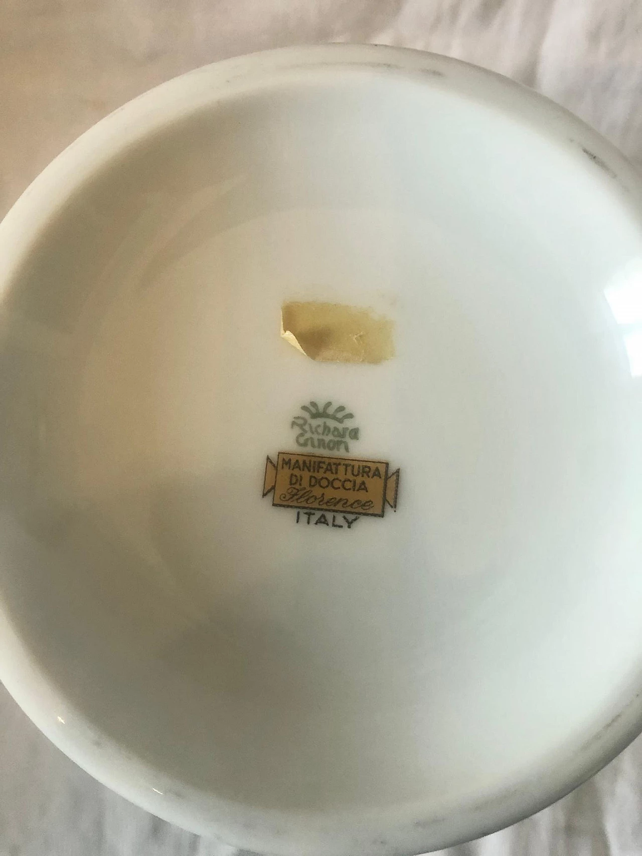 Painted ceramic cachepot by Richard Ginori, 1950s 4