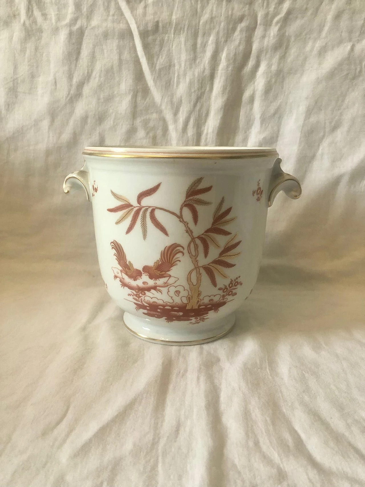 Painted ceramic cachepot by Richard Ginori, 1950s 10