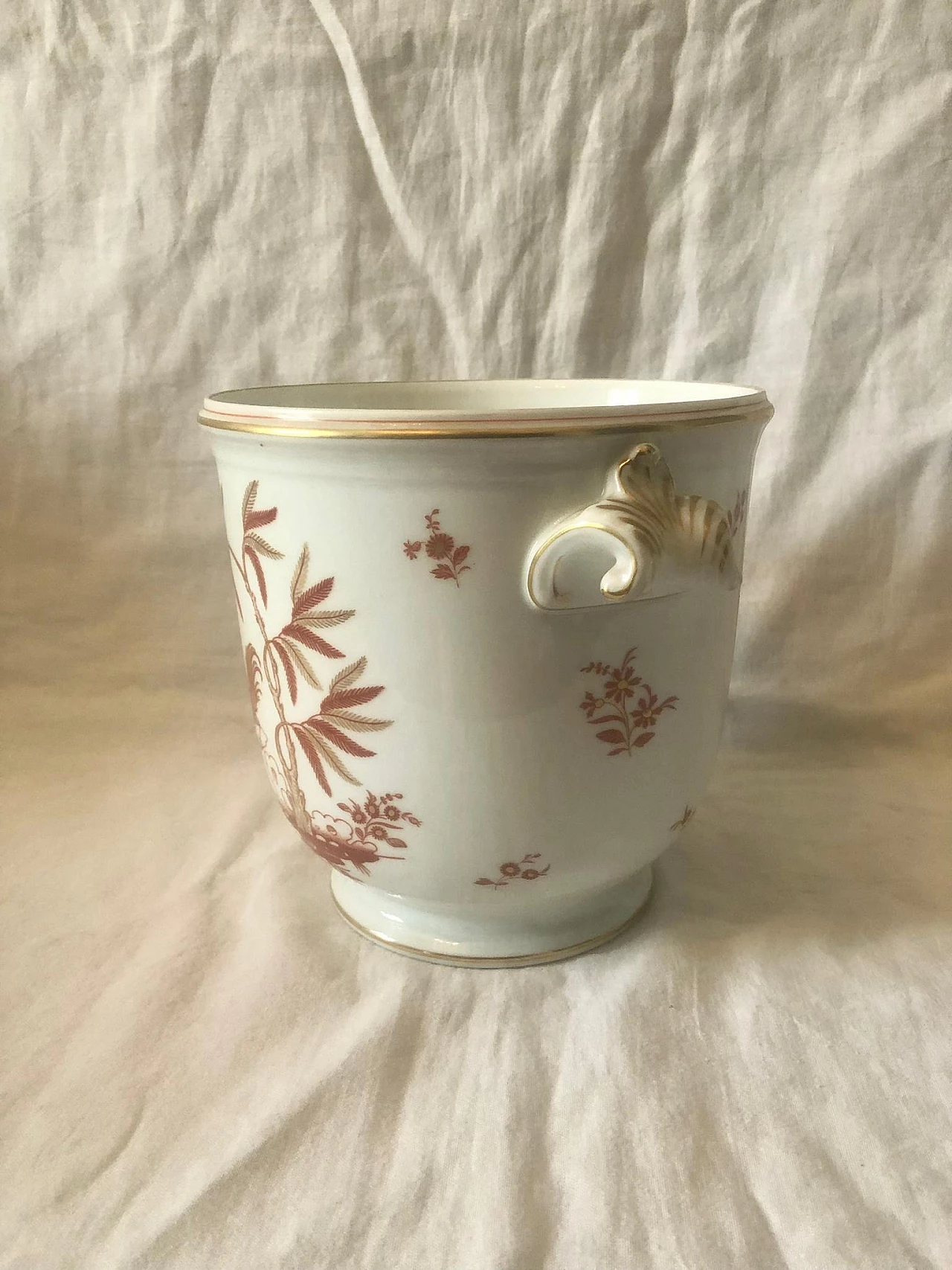 Painted ceramic cachepot by Richard Ginori, 1950s 12