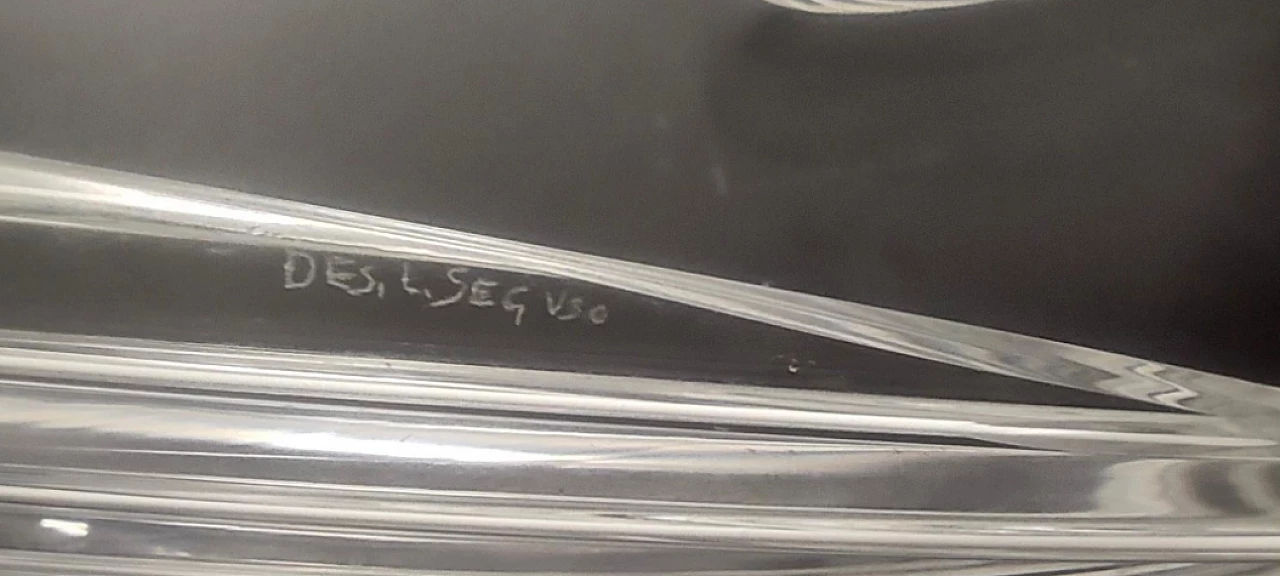 Pair of glass centerpieces by Livio Seguso, 1970s 9