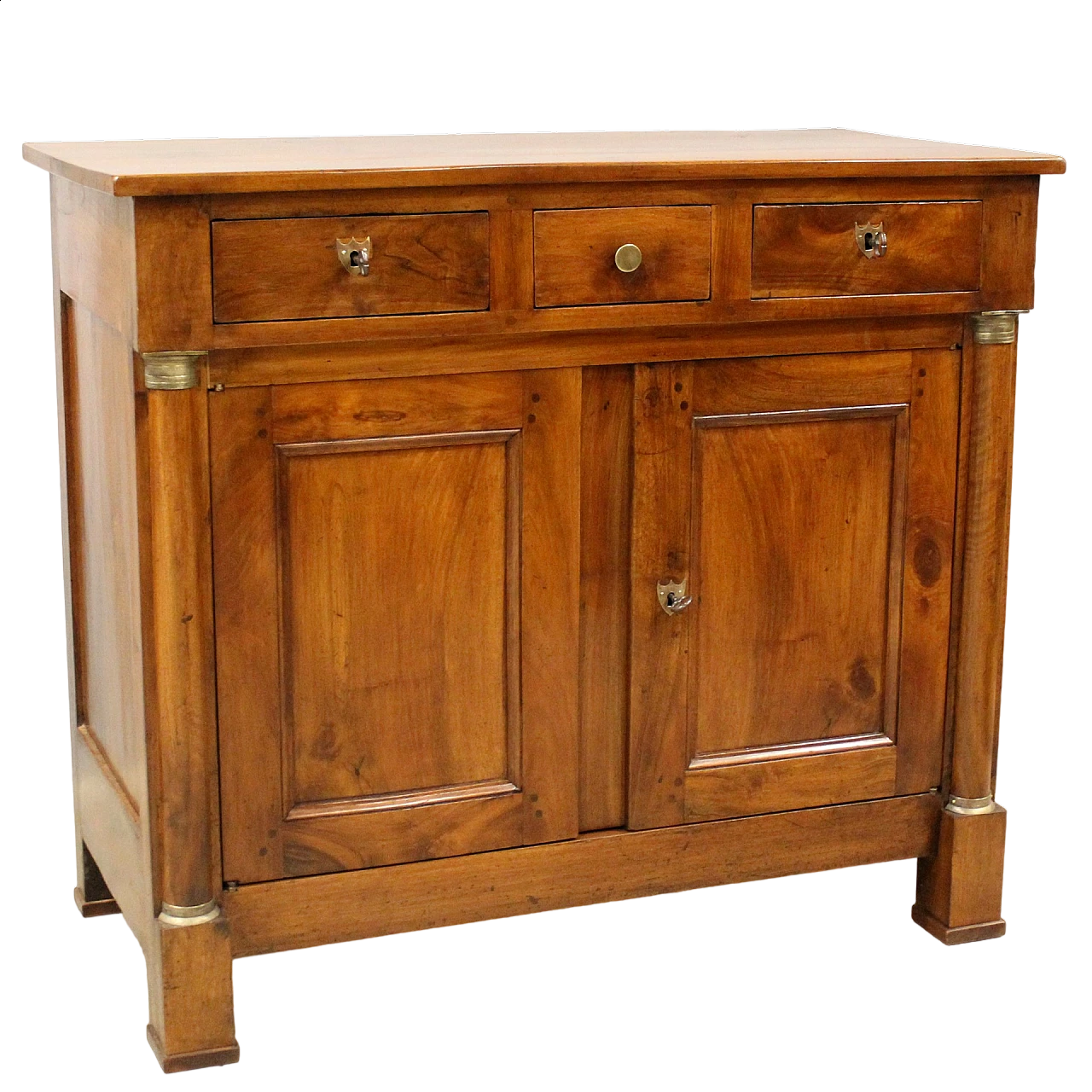 Empire solid walnut sideboard, early 19th century 11