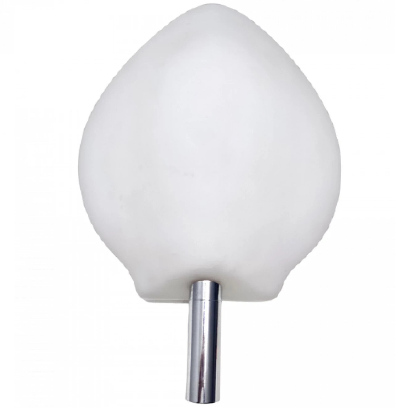 Metal and glass 2299 wall light by Fontana Arte, 1980s 1