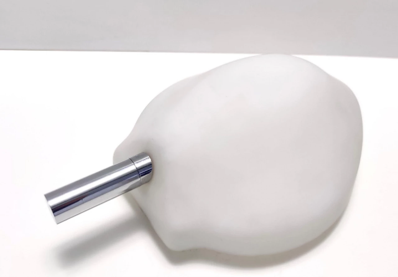 Metal and glass 2299 wall light by Fontana Arte, 1980s 6