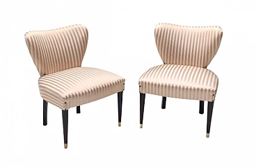 Pair of chairs attributed to Carlo Enrico Rava, 1950s