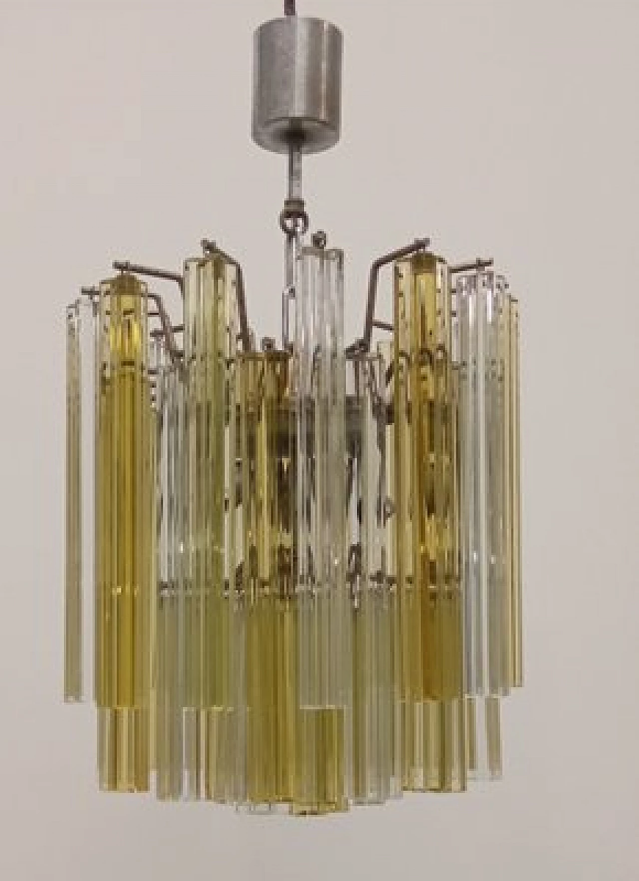 Two-tone Murano glass chandelier, 1960s 1