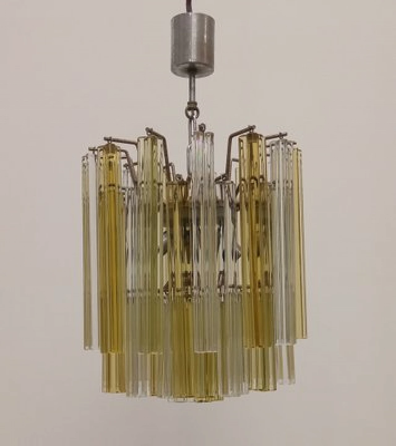 Two-tone Murano glass chandelier, 1960s 3