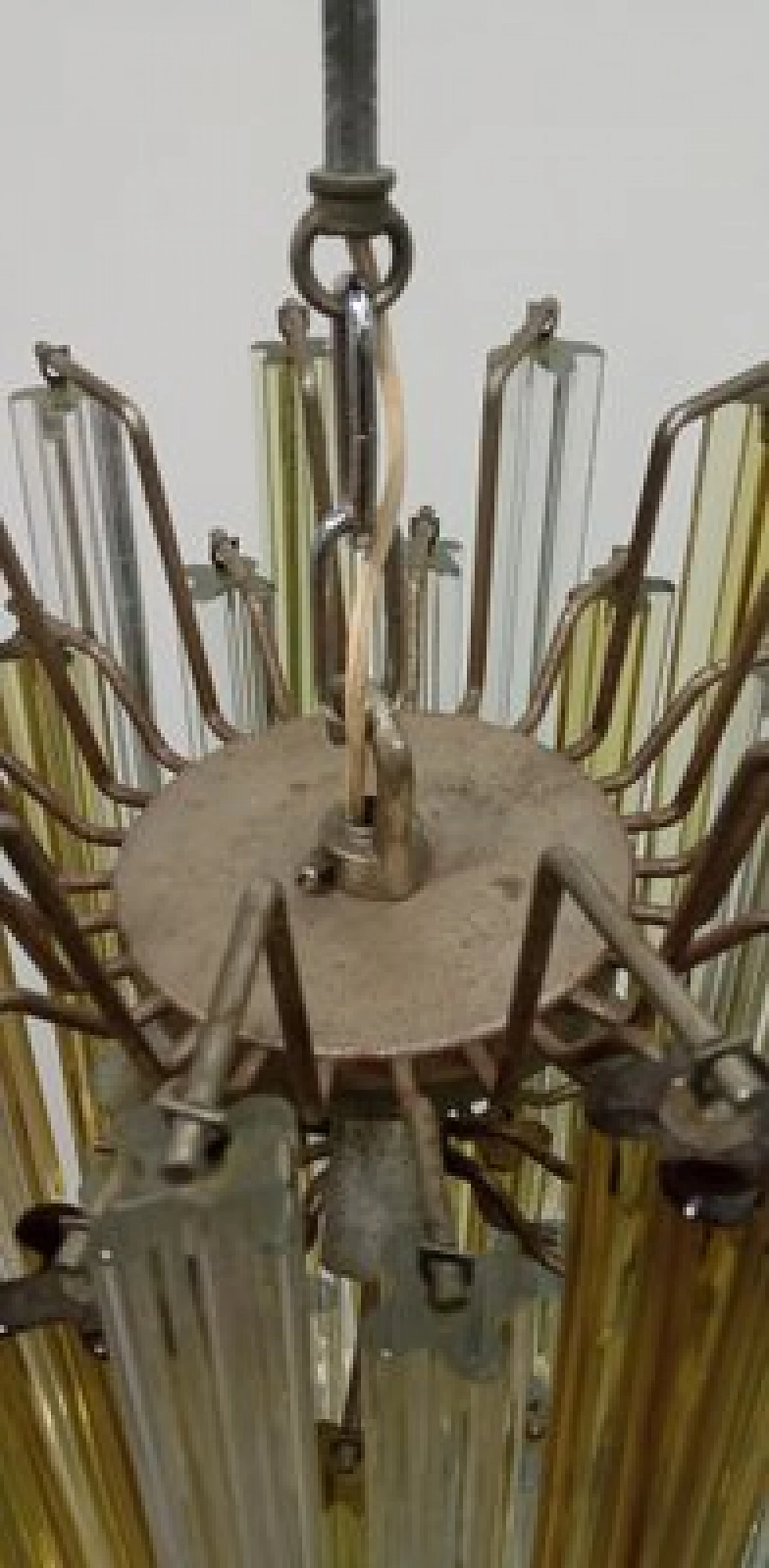 Two-tone Murano glass chandelier, 1960s 5