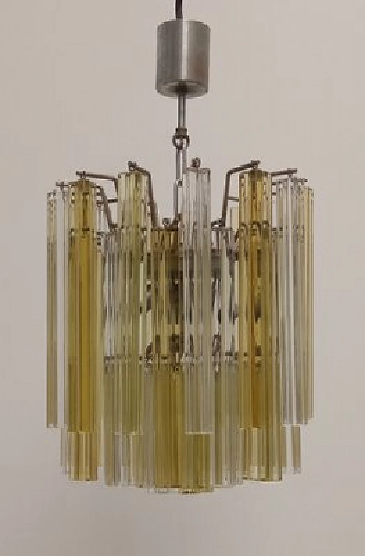 Two-tone Murano glass chandelier, 1960s 6