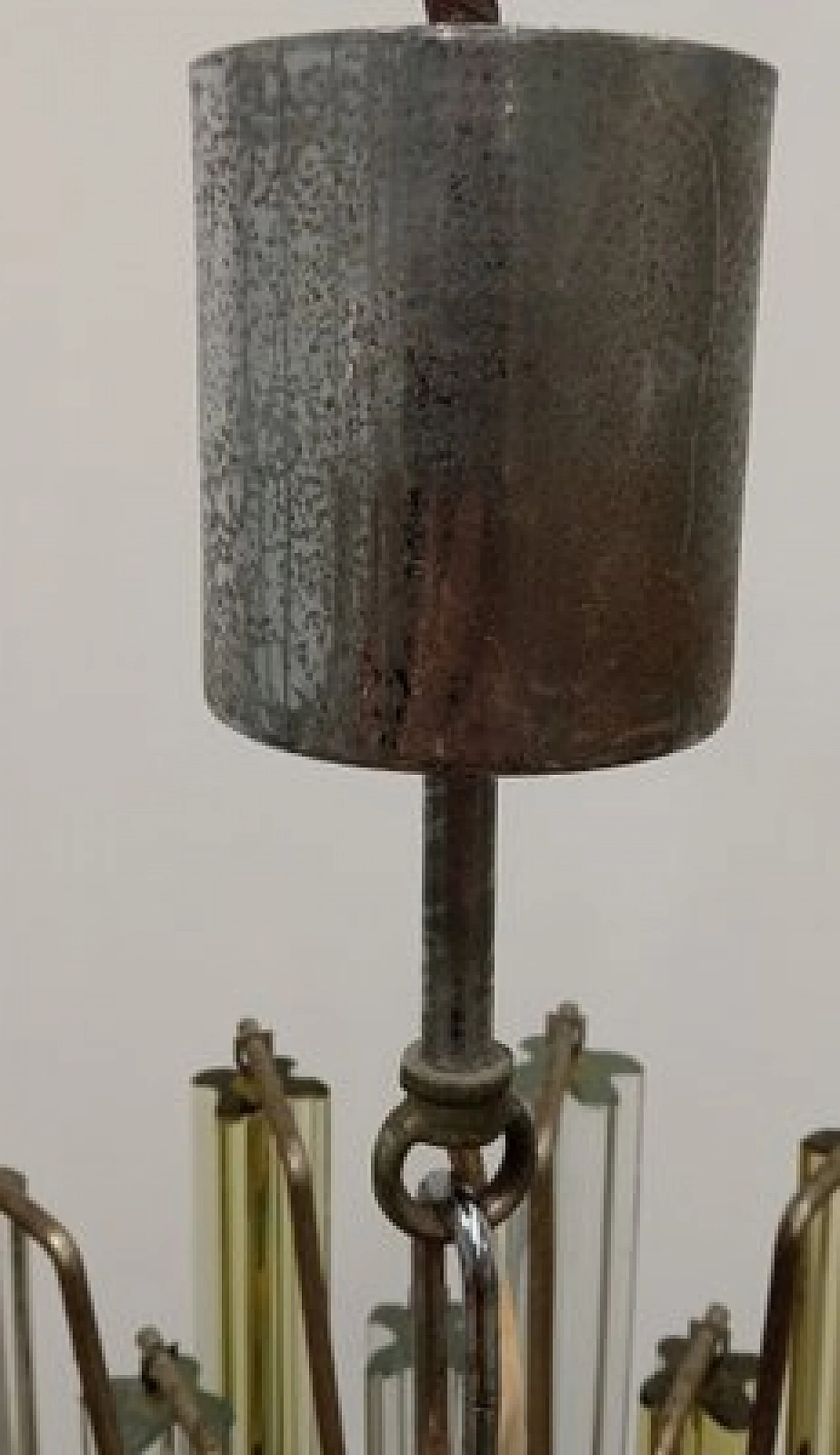 Two-tone Murano glass chandelier, 1960s 8