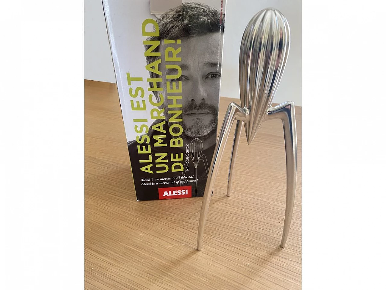 Spremiagrumi Juicy Salif in fusione di alluminio di Philippe Starck per Alessi, anni '80 2