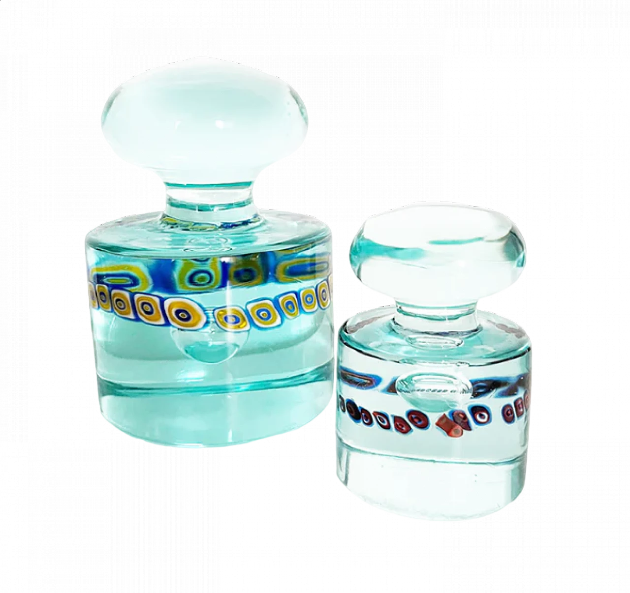 Pair of Murano glass paperweights by La Murrina, 1980s 6