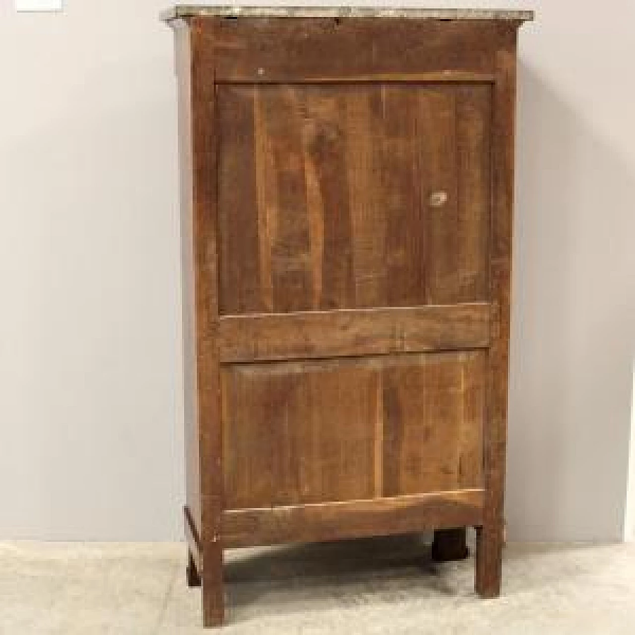 Mahogany Empire Secretaire with marble top, early 19th century 3