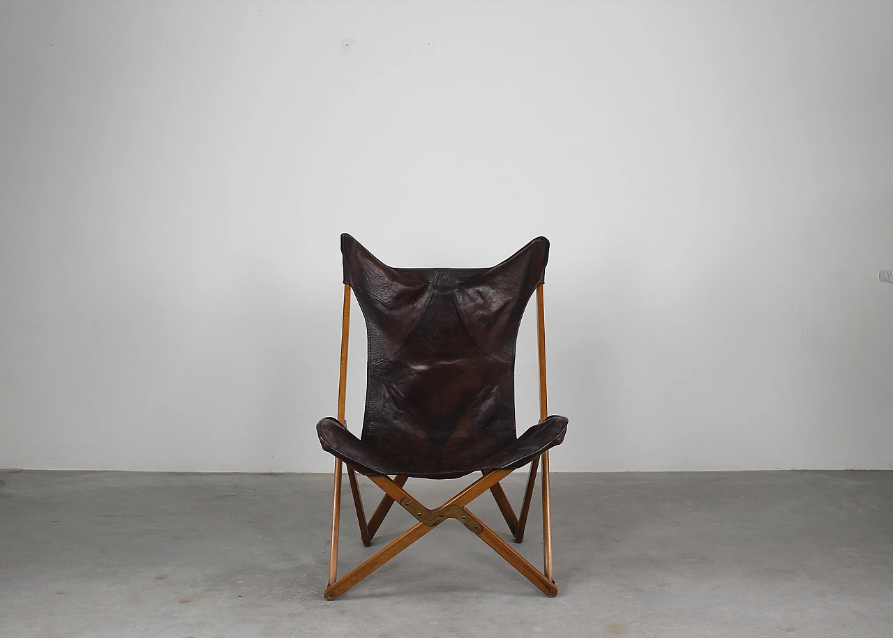 Tripolina folding chair by Vittoriano Viganò, 1930s 2