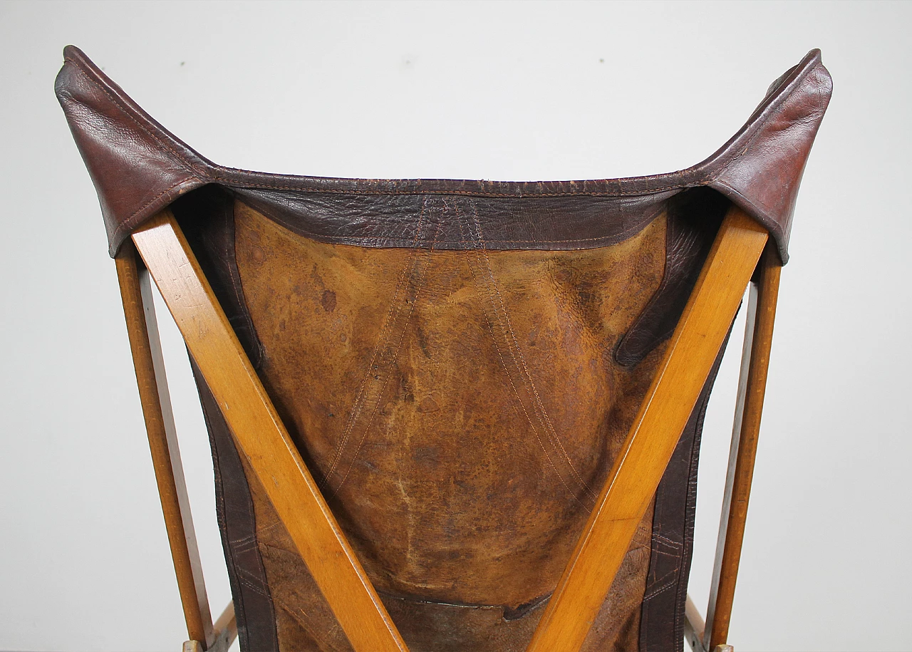 Tripolina folding chair by Vittoriano Viganò, 1930s 7