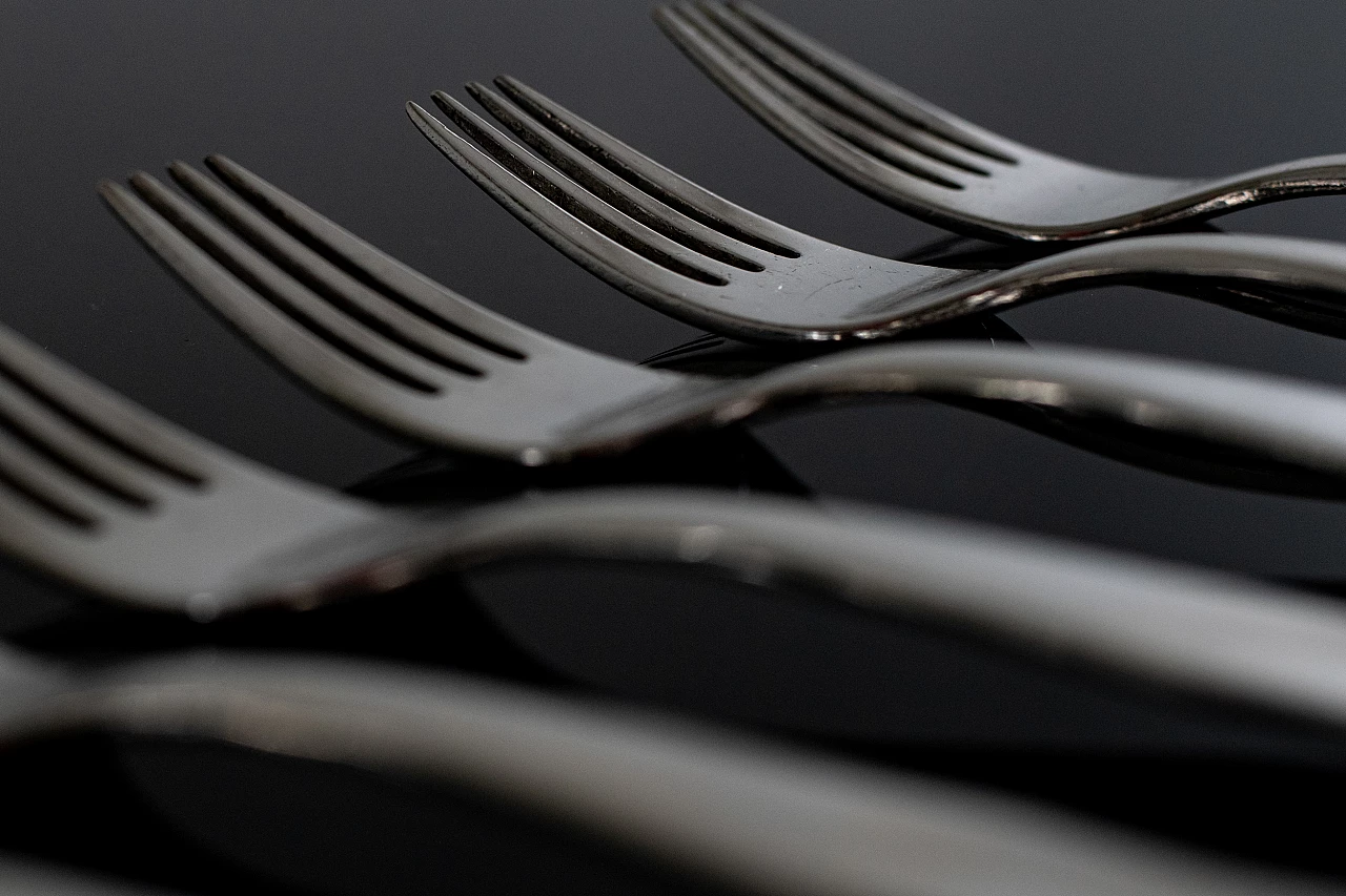 Alpacca cutlery service by Gio Ponti for Arthur Krupp, 1950s 9