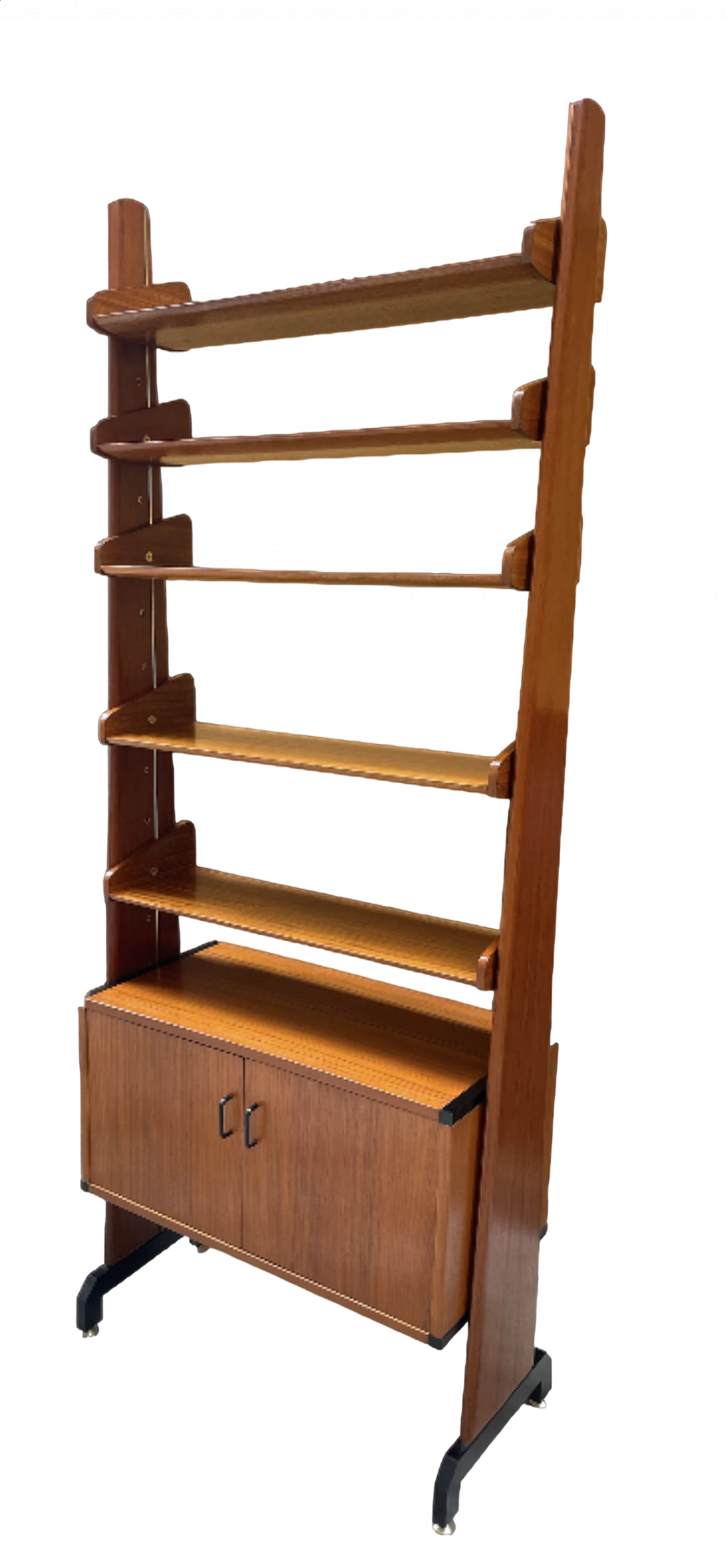 Teak bookcase attributed to Vittorio Dassi, 1960s 7