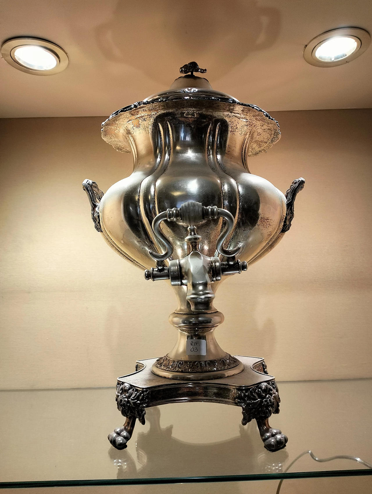 Samovar in argento Sheffield, '800 1