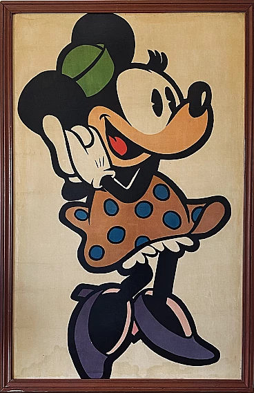 Poster francese di Minnie Mouse, anni '60