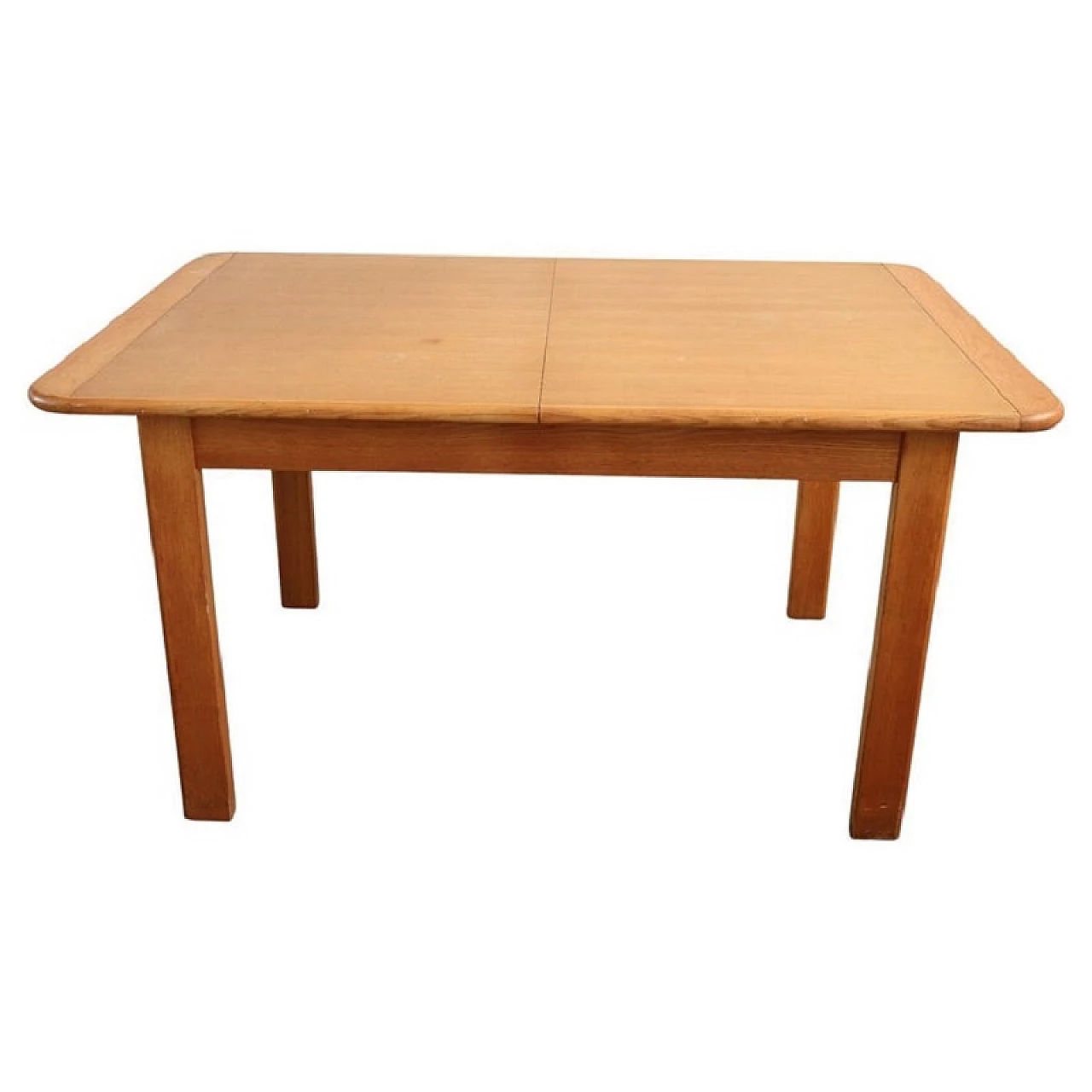 Swedish oak extendable table, 1970s 1