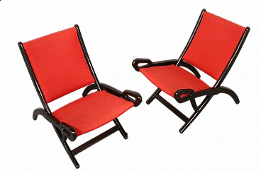 Pair of Ninfea chairs by Gio Ponti for Fratelli Reguitti, 1950s