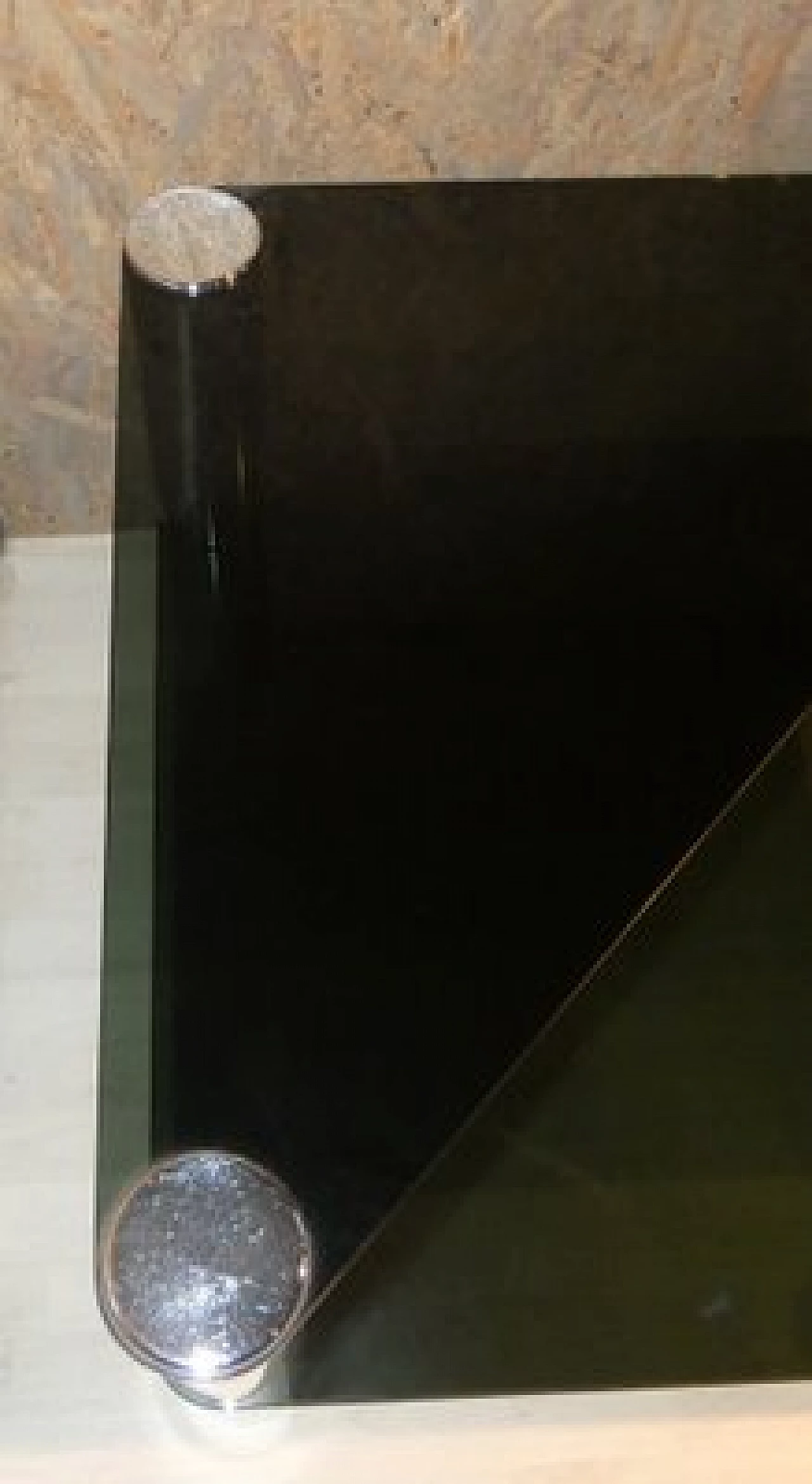 Tavolino Marcuso in cristallo e acciaio di Marco Zanuso per Zanotta, anni '60 14