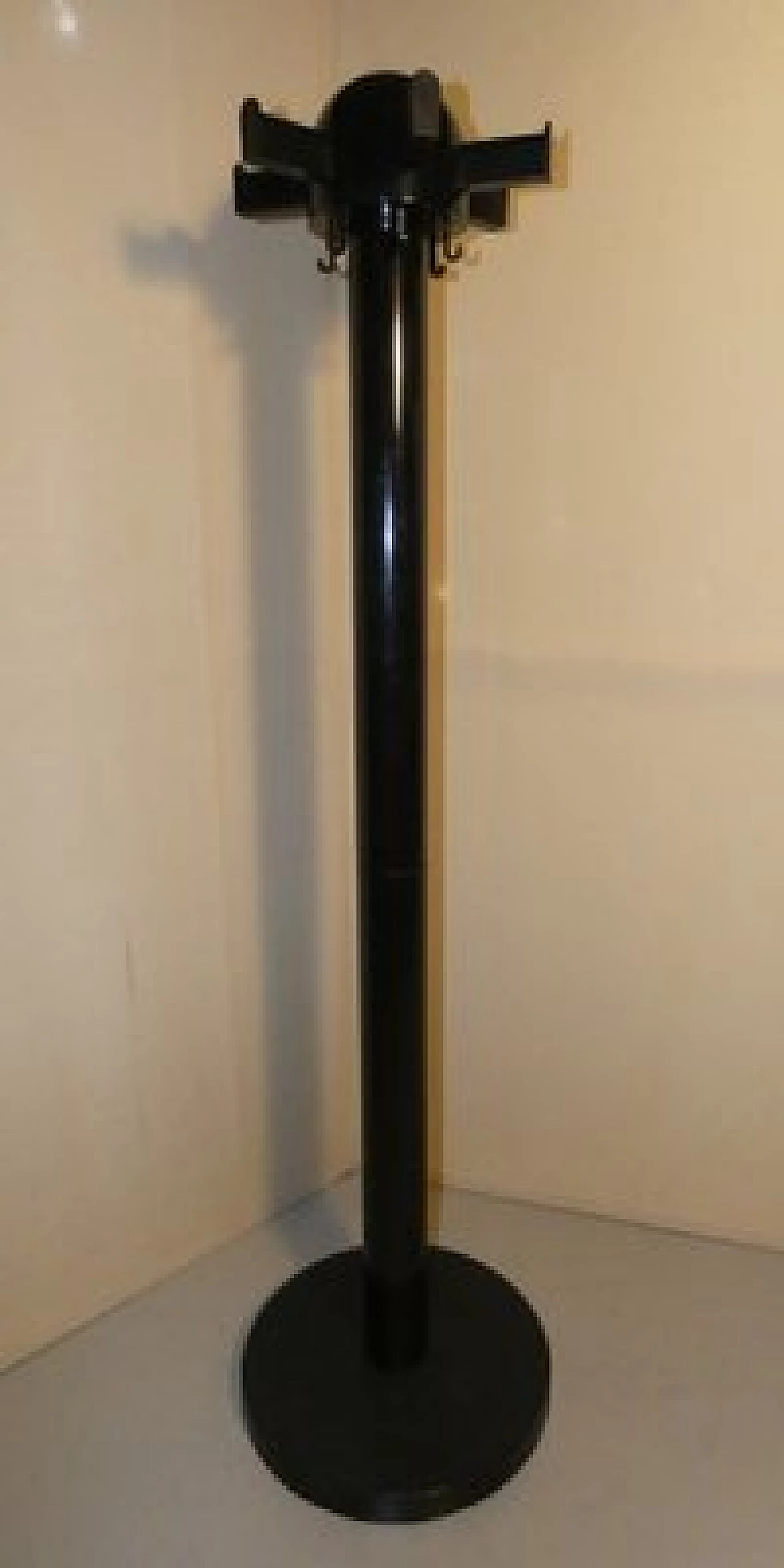 Black pvc coat rack by Kartell, 1970s 1