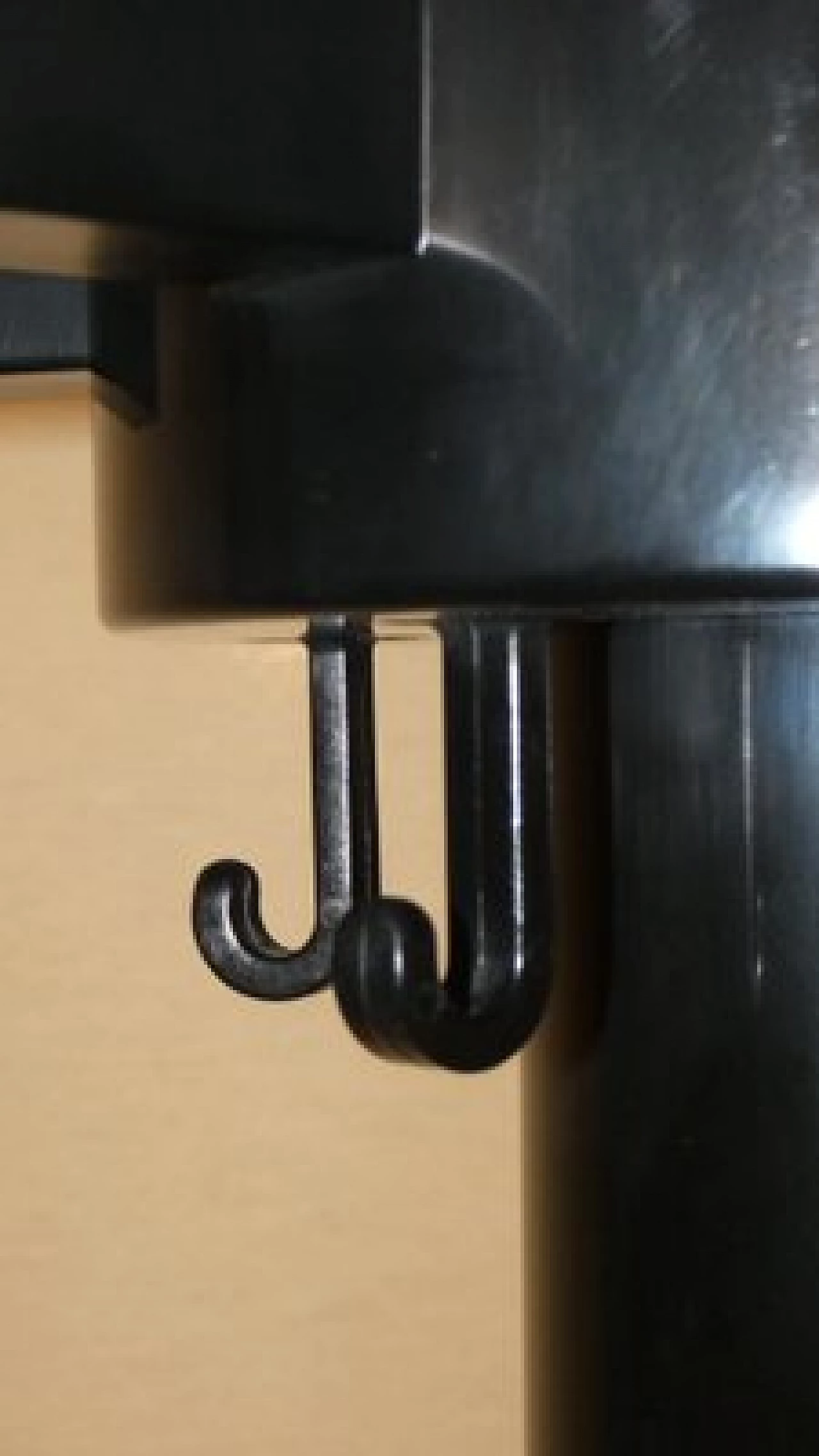 Black pvc coat rack by Kartell, 1970s 2