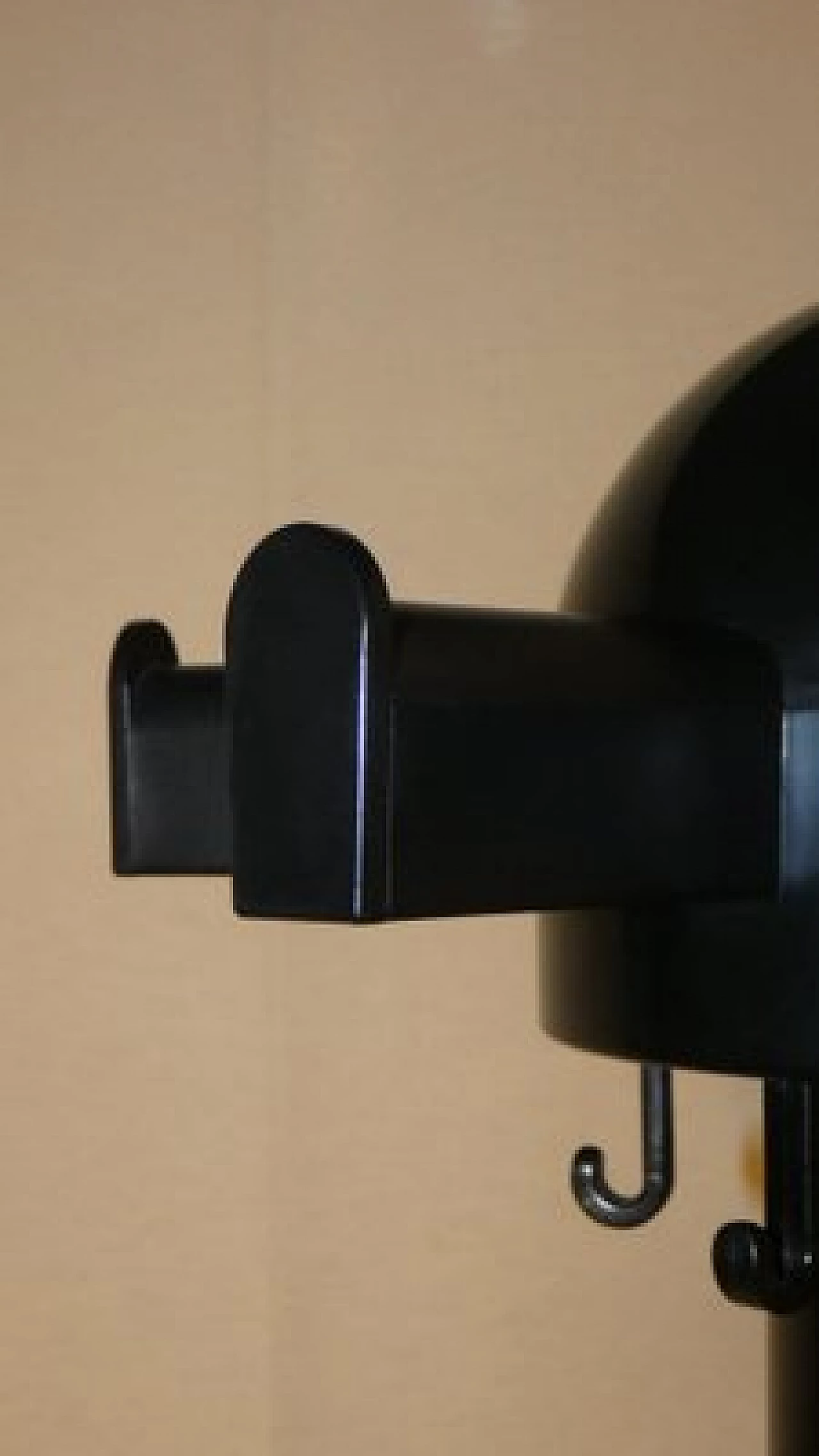 Black pvc coat rack by Kartell, 1970s 3