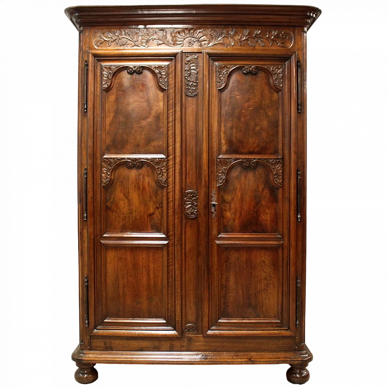 Armadio Credenza Luigi XIV in noce, primo '700 10