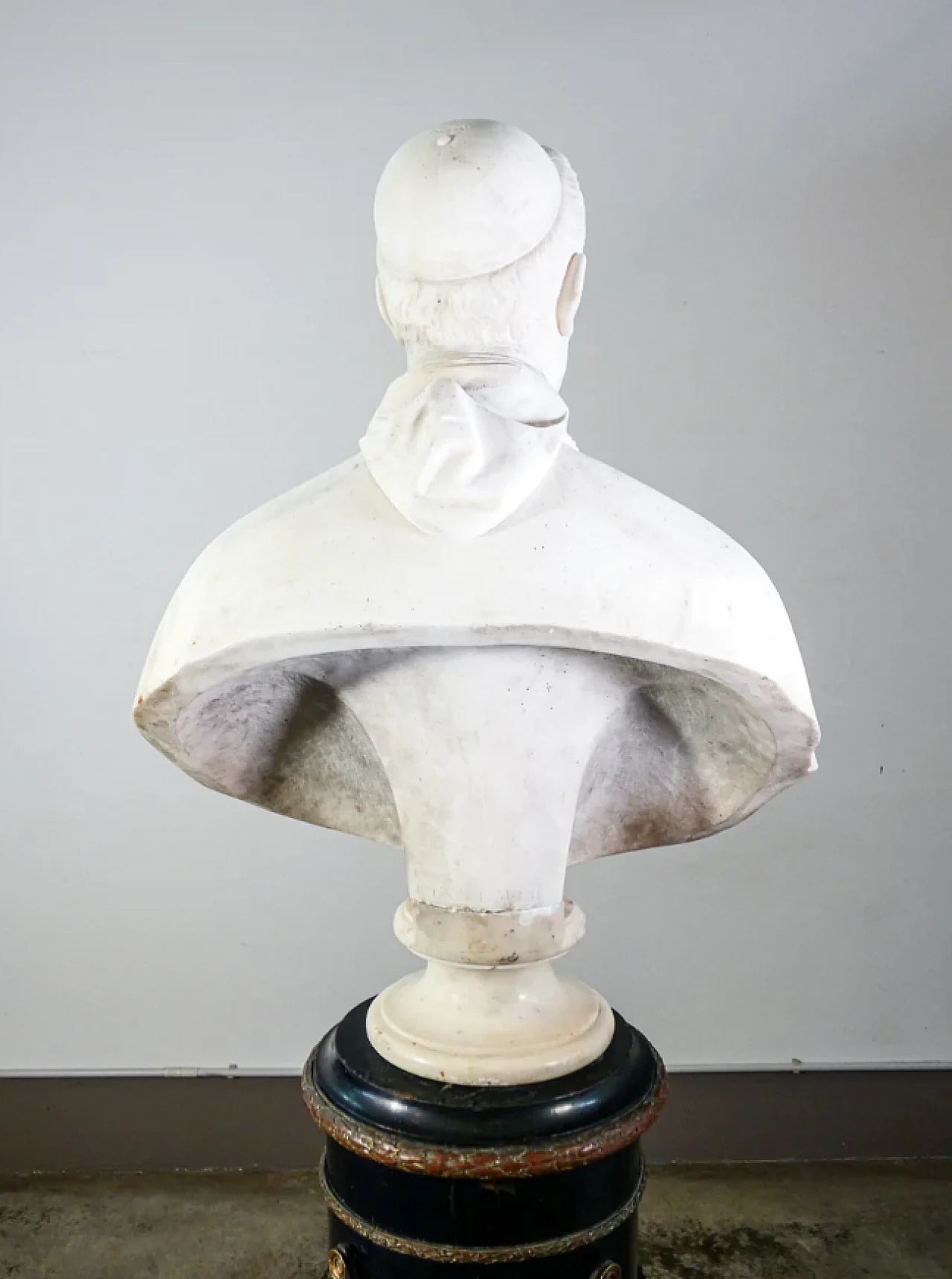 Marble bust of Cardinal Giuseppe Berardi by Filippo Gnaccarini, late 19th century 8