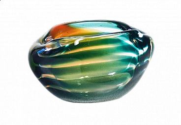 Posacenere in vetro soffiato policromo di Floris Meydam, anni '60